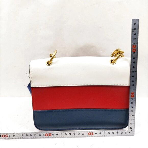 Gucci Sherry Line Red Leather Shoulder Bag mon875-101325 - Picture 2 of 16